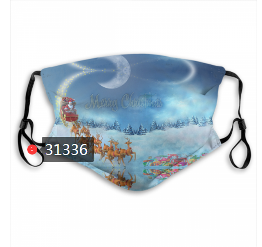 2020 Merry Christmas Dust mask with filter 87